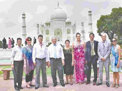 president of FIPIC countries seen the taj